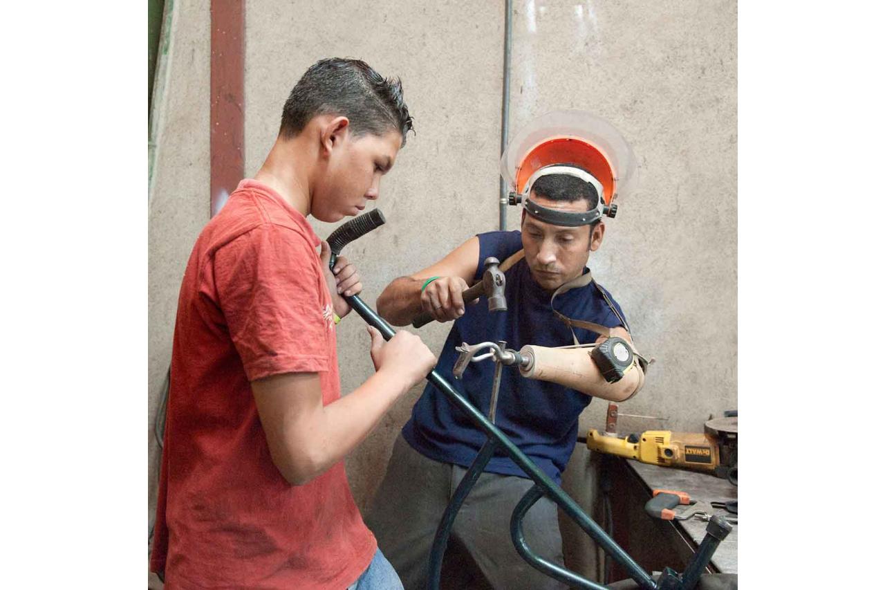 Jose and Alejandro Working, Leon, Nicaragua (Photo by Stephen Petegorsky)